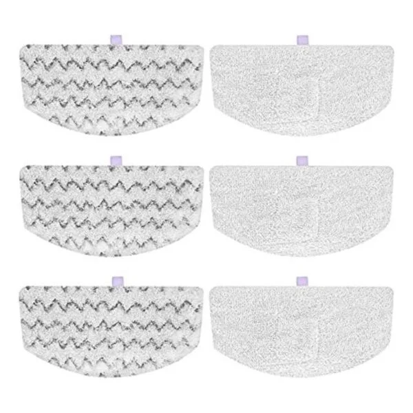 iSingo Paquete de 6 almohadillas para trapeador de vapor
