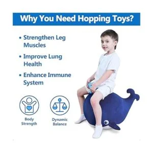 iPlay iLearn Bouncy Pals Pelota de tolva de ballena para_2