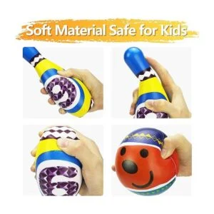 iPlay iLearn Juego de juguetes de bolos para niños juego_3