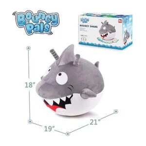 iPlay iLearn Bouncy Pals Gran bola de tiburón blanco_6