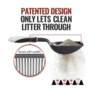 iPrimio Cat Litter Scooper with Deep Shovel Non Stick_2
