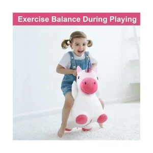 iPlay iLearn Bouncy Pals Unicorn Bouncy Horses Toddler_5