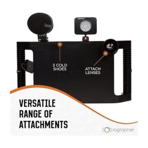 iOgrapher Funda para iPad con asas para videos y_2