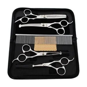 iSeaFly Kit de aseo para perros punta redonda de