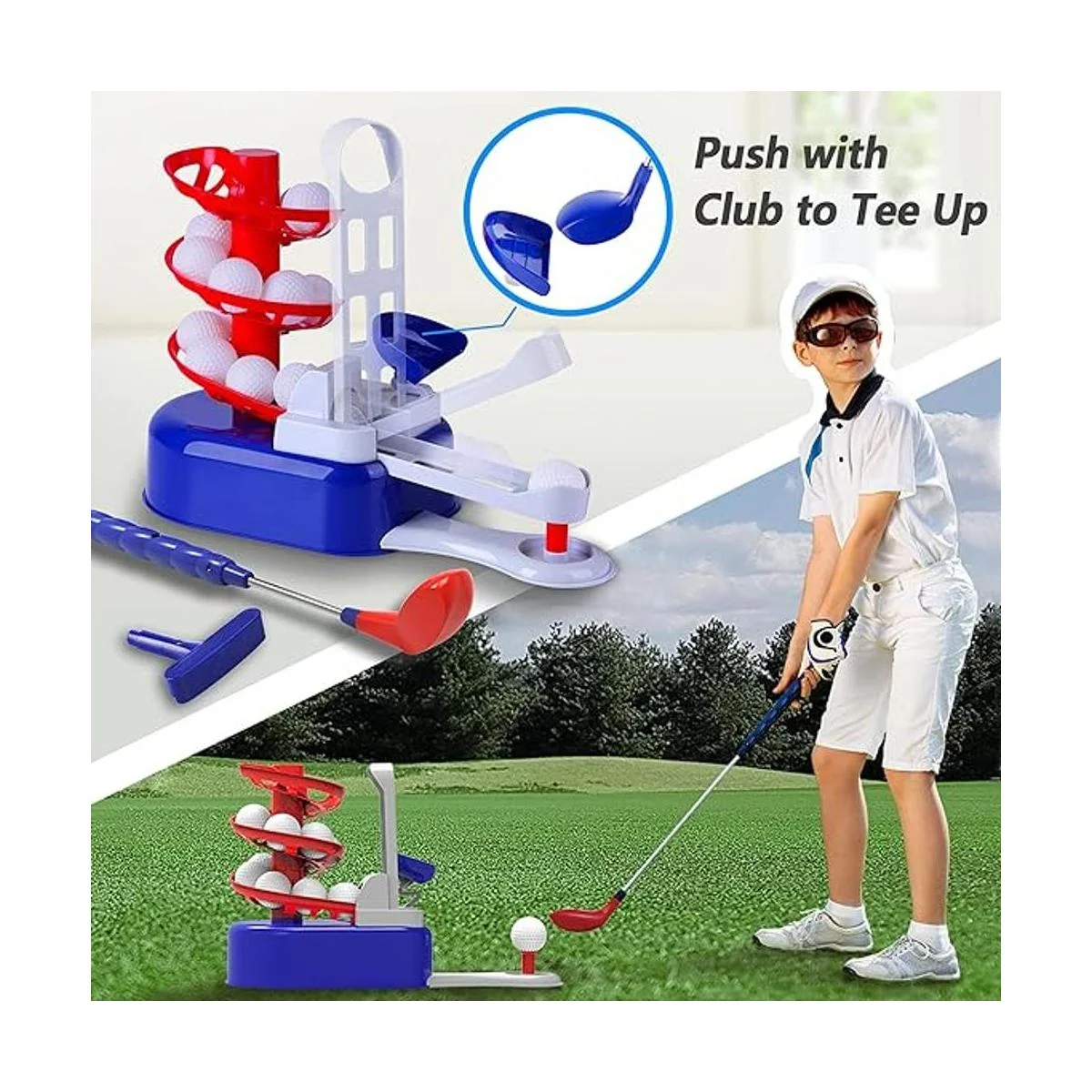 iPlay iLearn Juego de golf Azul marino_4