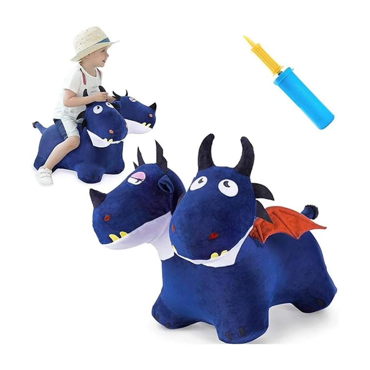 iPlay iLearn Bouncy Pals Juguetes de tolva de animales_1