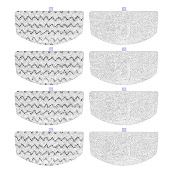 iSingo Paquete de 8 almohadillas para trapeador de vapor