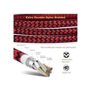 iSeekerKit Cable micro USB de 15 pies cables de carga de_5