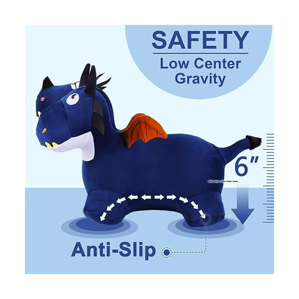 iPlay iLearn Bouncy Pals Juguetes de tolva de animales_5