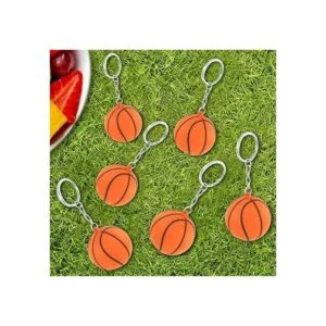 iMagitek Paquete de 15 llaveros de baloncesto de color_5
