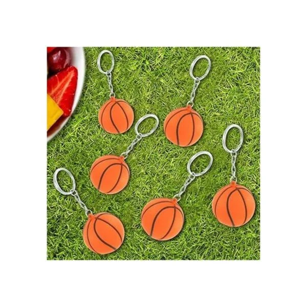 iMagitek Paquete de 15 llaveros de baloncesto de color_5