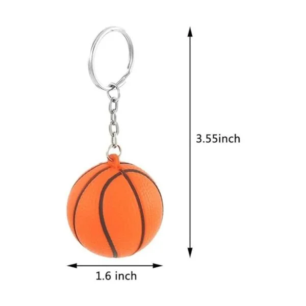 iMagitek Paquete de 15 llaveros de baloncesto de color_2