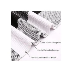 iOhouze Tapete para la entrada de casa de algodón a_6