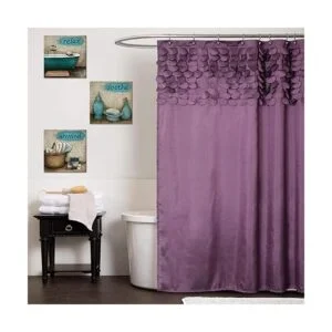 iHAPPYWALL Juego de 3 piezas de lienzo para baño estilo_5