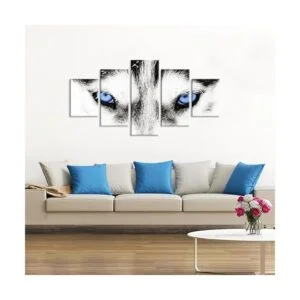 iHAPPYWALL Lienzo de lobo grande para pared diseño de