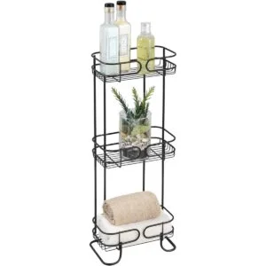 iDesign Neo Estantería para baño tres estantes ducha_4