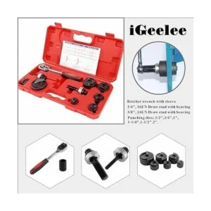 iGeelee Kit de perforador de perforación de trinquete