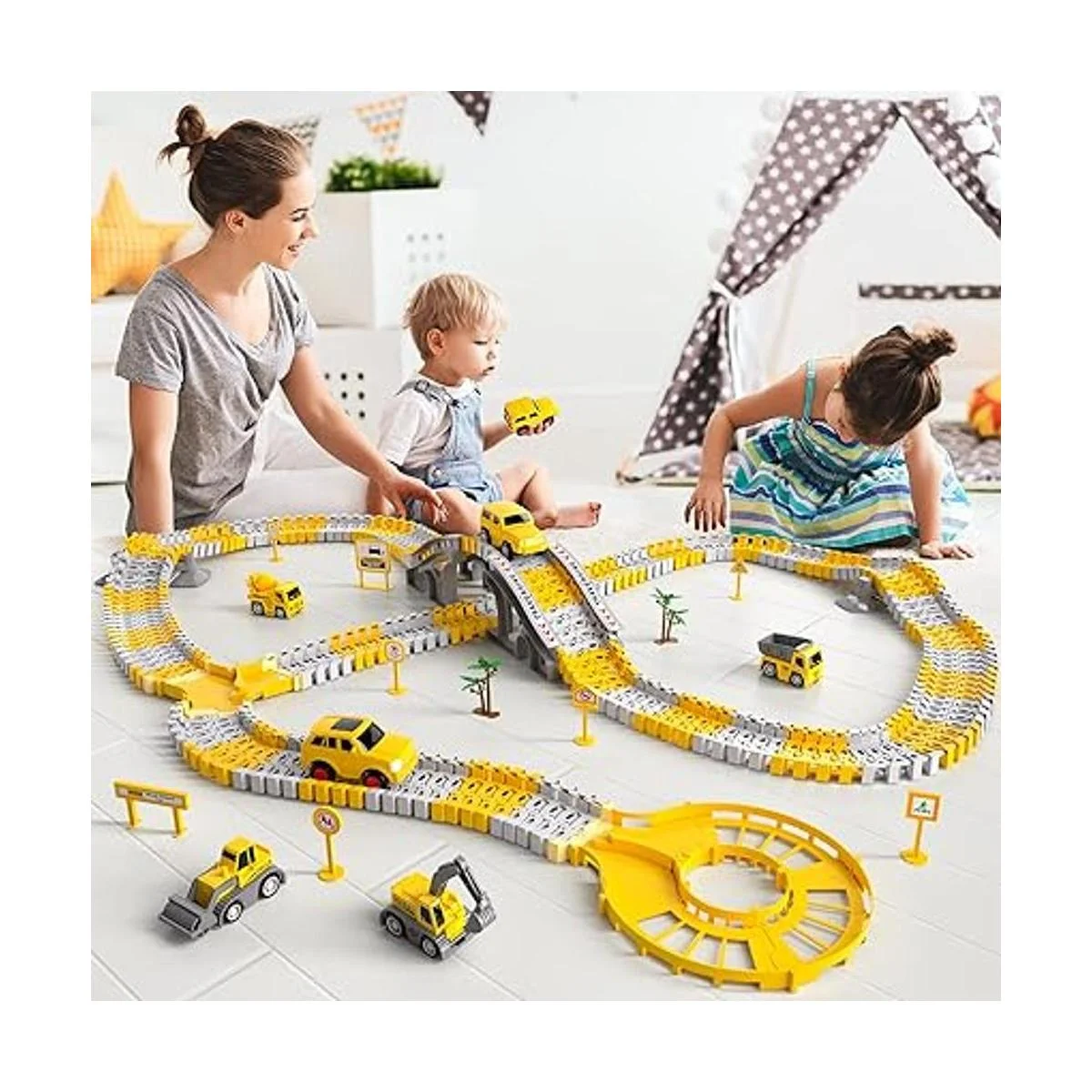 iHaHa 236 pistas de carreras de construcción para niños y_6