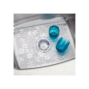iDesign Blumz Tapete protector de fregadero grande de_2
