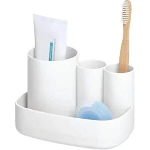 iDesign Cade Soporte para cepillo de dientes de plástico_1