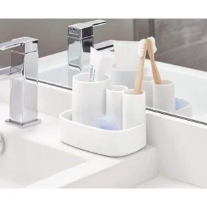 iDesign Cade Soporte para cepillo de dientes de plástico_2