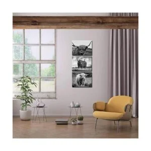 iKNOW FOTO Lienzo impreso para pared pintura en blanco y_3