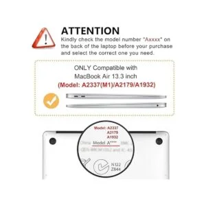 iDonzon Carcasa para MacBook Air de 33.02 cm 13_3
