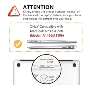 iDonzon Funda para MacBook Air de 13 pulgadas A1466 A1369_3
