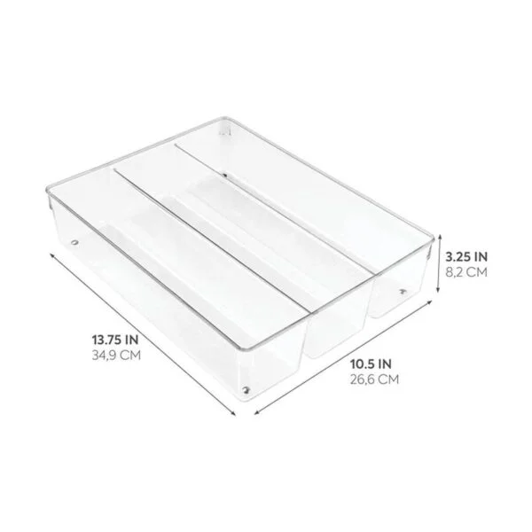 iDesign Linus Organizador de cajones de cocina para