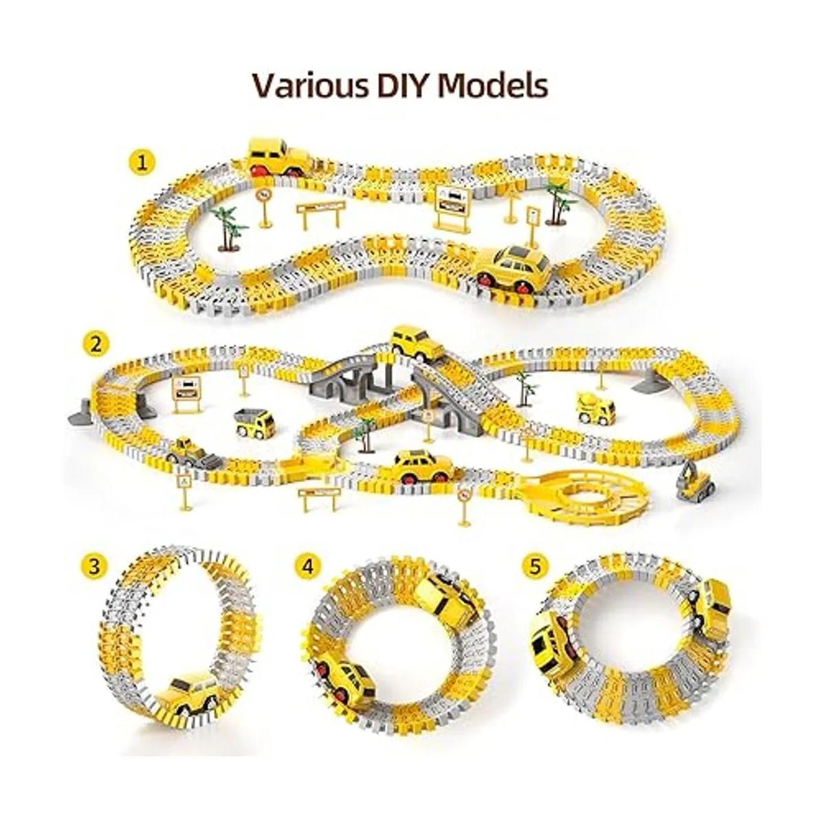 iHaHa 236 pistas de carreras de construcción para niños y_3