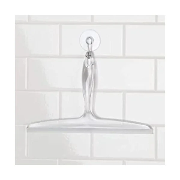 iDesign Escobilla de baño de plástico para vidrio con_1