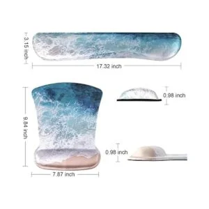 iCasso Reposamuñecas para mouse y reposamuñecas para_5