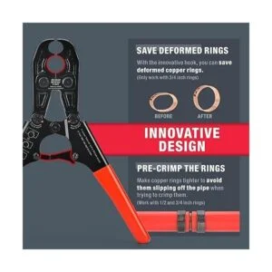 iCrimp Herramienta de crimpado de tubos Pex de 12 y 34_5