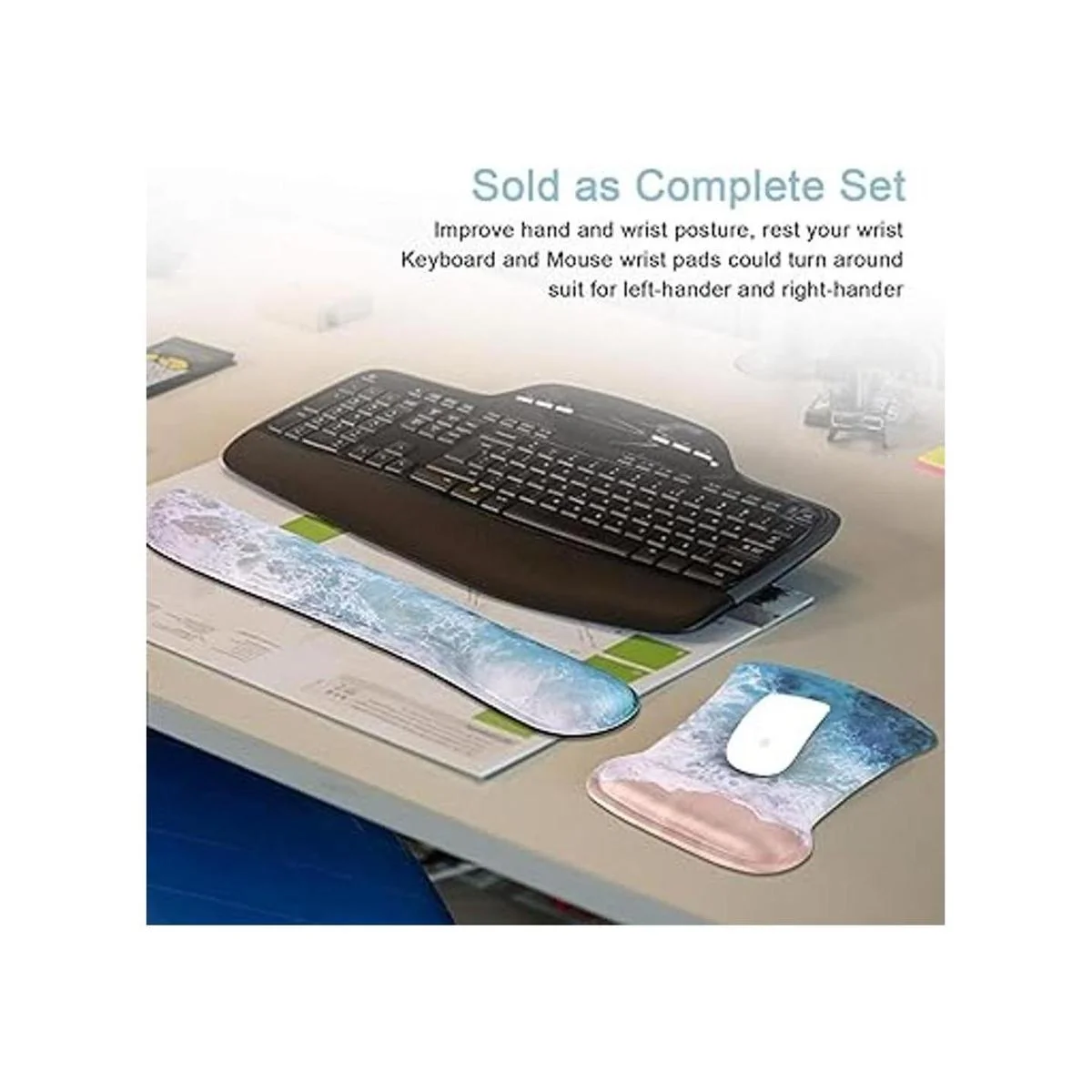 iCasso Reposamuñecas para mouse y reposamuñecas para_6