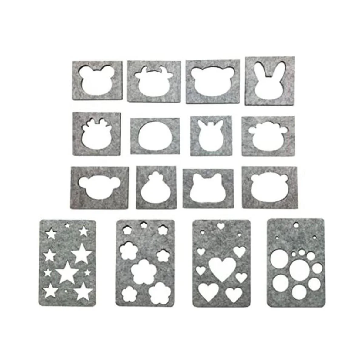 hyamass 12 cabeza de animal 4 geometría DIY plantilla