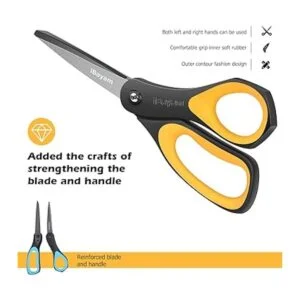 iBayam Tijeras paquete de 3 tijeras antiadherentes