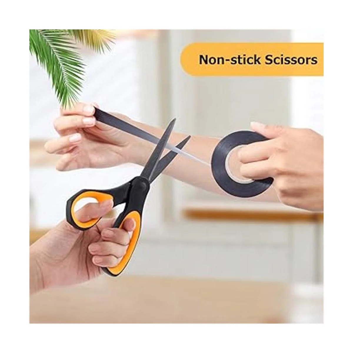iBayam Tijeras paquete de 3 tijeras antiadherentes