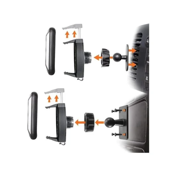 iBOLT MiniPro AMPS Soporte para coche para iPhone 56