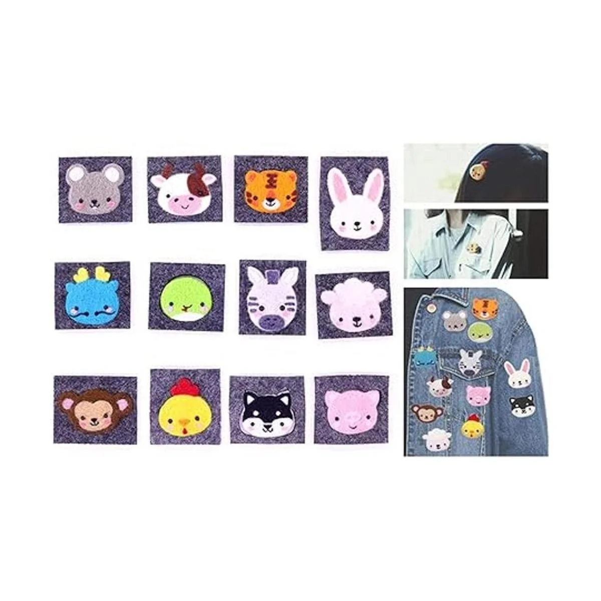 hyamass 12 cabeza de animal 4 geometría DIY plantilla