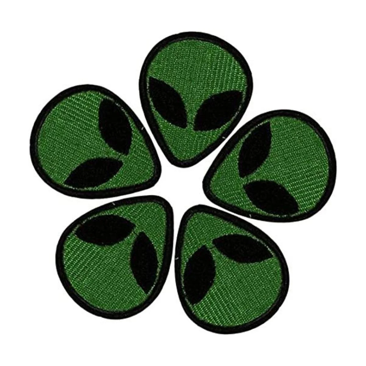 huixun Alien Head parche hierro bordado en parches para_1