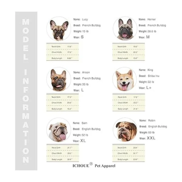 iChoue Suéter cálido de invierno para perros y mascotas_3