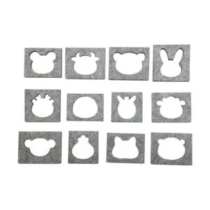 hyamass 12 cabeza de animal 4 geometría DIY plantilla