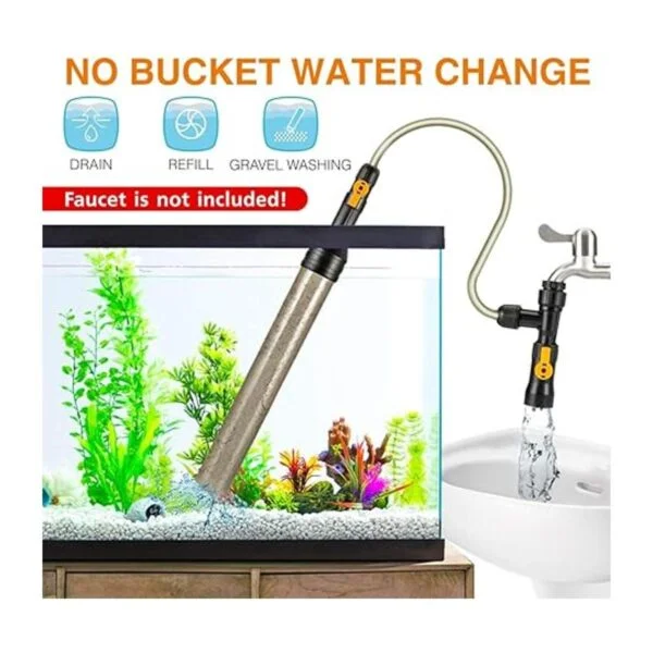 hygger Kit de cambio de agua para acuario sin cubos bomba_2
