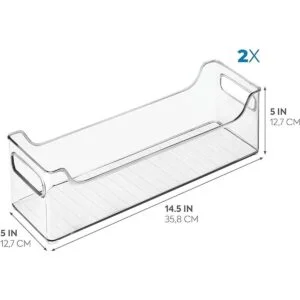 iDesign B00TFDFS6E Contenedor organizador de plástico_6