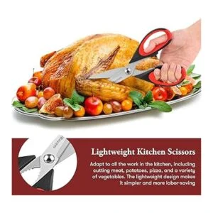 iBayam Tijeras de cocina de alto rendimiento para carnes