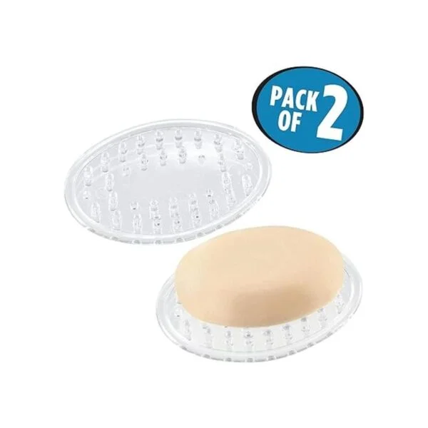 iDesign Jabonera de plástico para baño ducha cocina_3