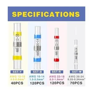 haisstronica Kit de 350 conectores de alambre de sellado_2