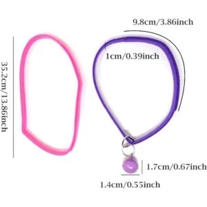 honbay 14 largo bandas de velcro ajustable Cachorro ID