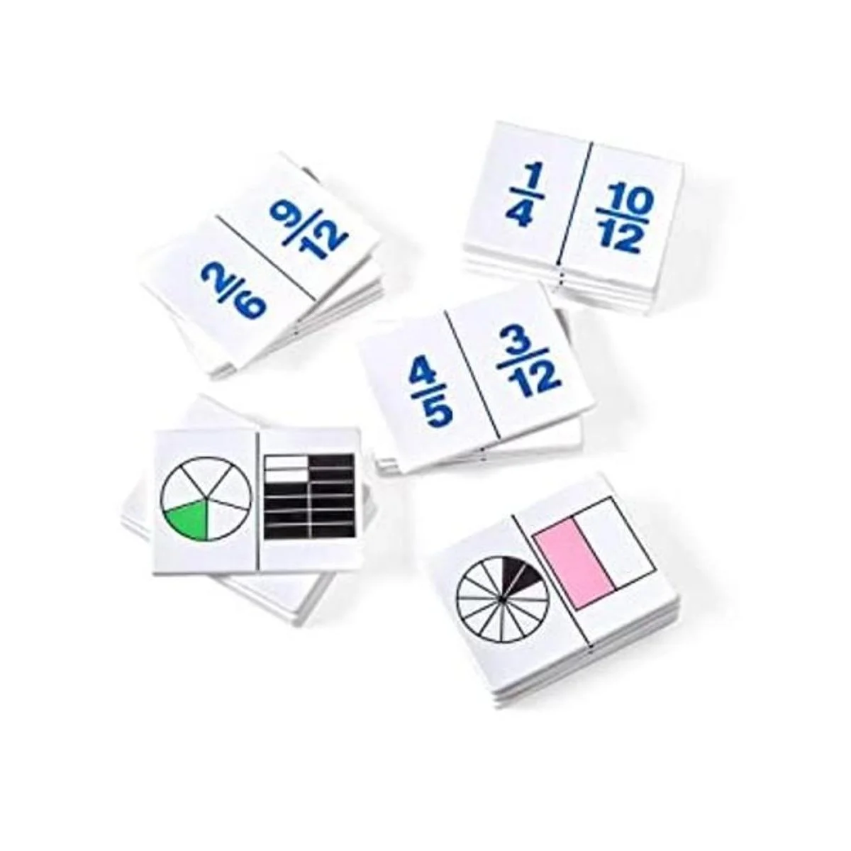 hand2mind Juego de dominó de fracciones manipuladores de_1