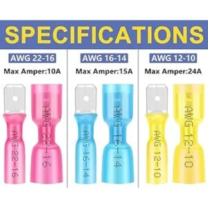 haisstronica 200 conectores de pala macho termocontraíbles_2